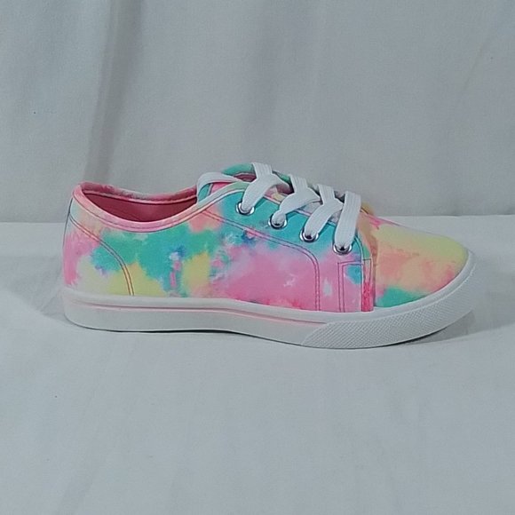 Little Girl's So Zebu Tie Dyed Canvas Tennis Shoe - 3 - NIB - Picture 3 of 7
